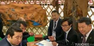 ХБНГУ ажлын айлчлал : ХХААХҮ-ийн сайд Ч.Улаан БНКазахстан Улсын ХАА-н дэд сайд Айдарбек Сапаровтой уулзлаа